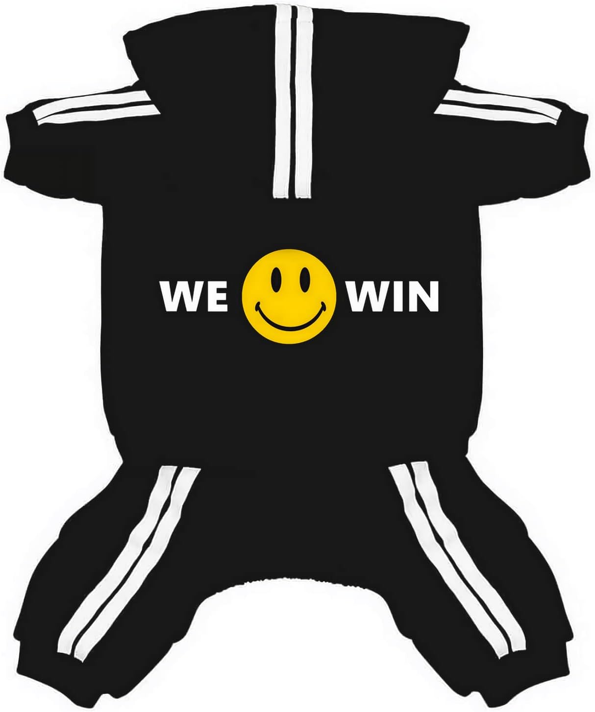 Weowin Pet Hoodie Tracksuit for Dogs (Black, X-Small)