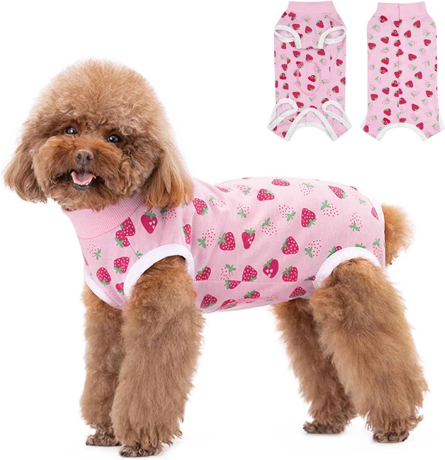 FEimaX Dog Recovery Suit with Pee Hole, E-Collar Alternative