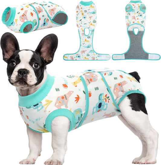 Kuoser Recovery Suit for Dogs & Cats, E-Collar Alternative, Abdominal Wounds & Surgery Recovery