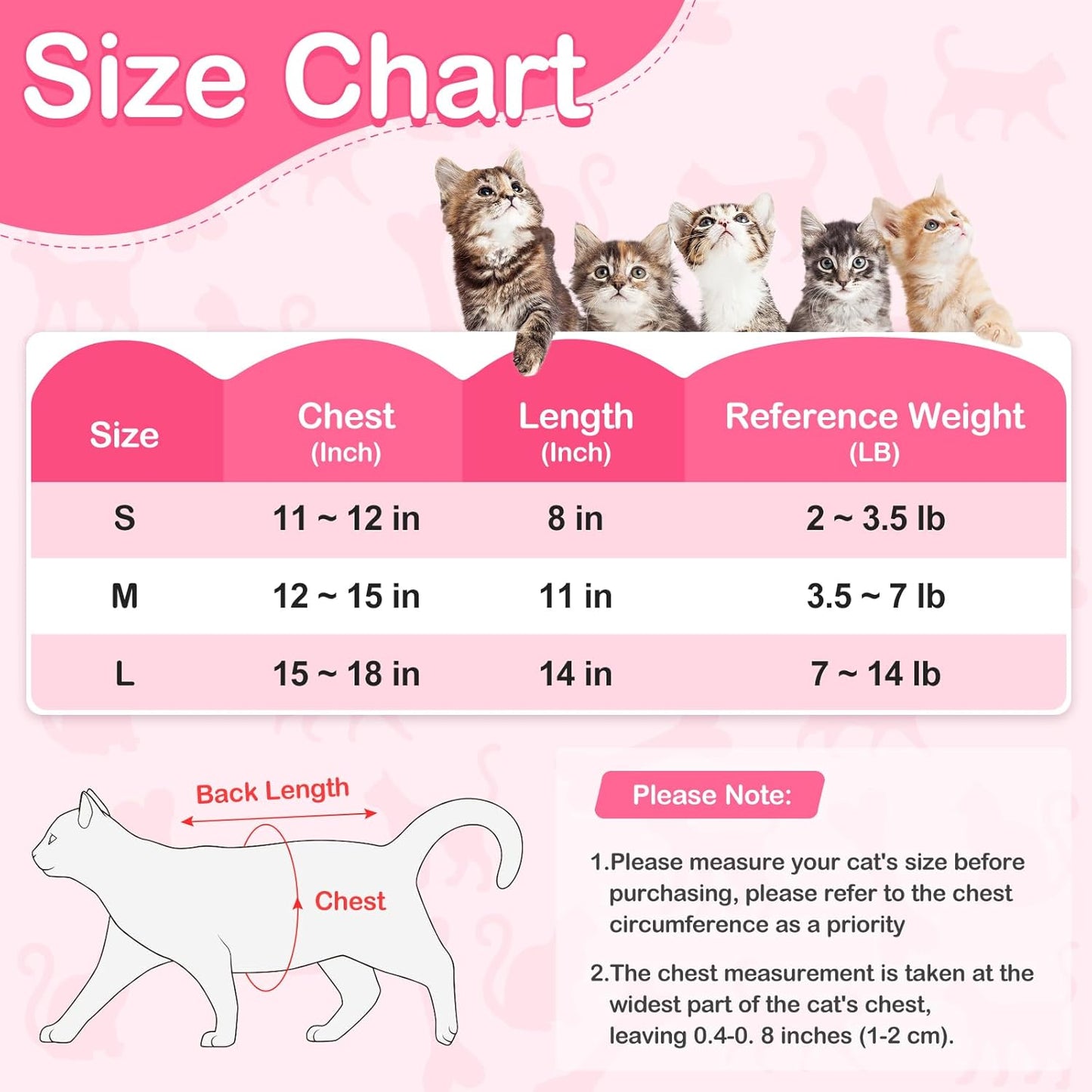 Cat Recovery Suit for Wounds, Spay E-Collar Alternative, Breathable Anti-Licking Onesie for Cats